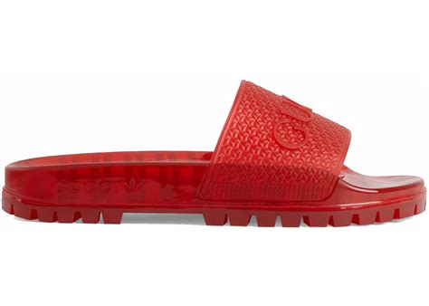 adidas x Gucci Adilette Slide Red Men's 